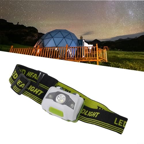 LED Headlamp with Red and White Light, 1000 Lumen Super Bright Head Torch with 90° Adjustable Angle, IPX4 Water Resistant for Outdoor Activities — view 5
