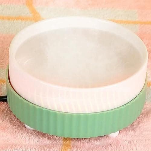 Arrovarp 350ML Heated Pet Water Bowl, 13.5cm USB Charging Heated Dog Bowl, Thermostatic Heateds Water Dish For Cat, Animal Drinking Bowls Pet Waters Dispenser, Noiseless Waters Bowls Cat WaterFountain — view 3