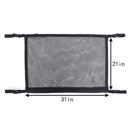 Gucagle Black Oxford Cloth Car Roof Back Storage Bag Multifunction Expandable Travel Organizer for Outdoor Camping Road Trips Durable Lightweight — view 2