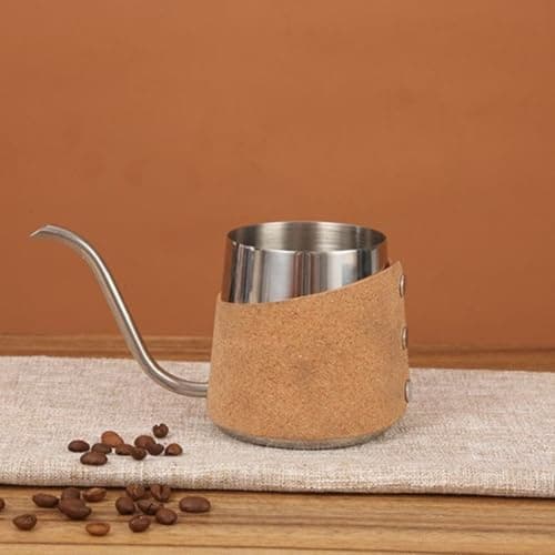 Coffee Pot and Cup Set with Cork Grinder(stainless steel cup) — view 3