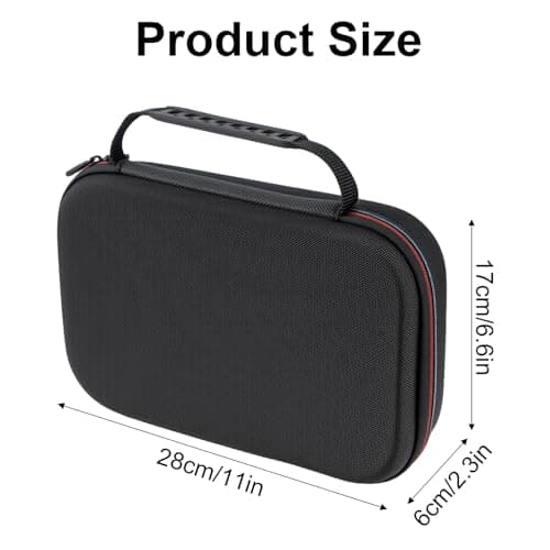 SUNNYNEST Sunglasses Box Travel Sunglasses Organizer Glasses Case Multiple Pairs with Adjustable Slots Portable Eyeglasses Case Storage Box for Men Women (Black) — view 4