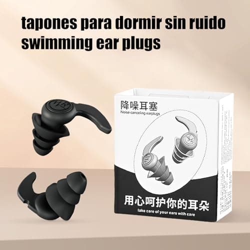 Noise Reduction Earplugs | Noise Cancelling Earplugs for Sleeping - Soft Travel Adults Ear Insert for Boys, Kids, Chidren, Men — view 6