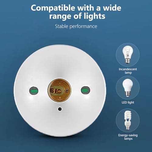 SueaLe Delay Switches Voice Controlled Light Stand E27 Lamp Base For 110-220V Lighting Fixture Meet Various Lighting Needs For Bathroom Warehouse — view 6