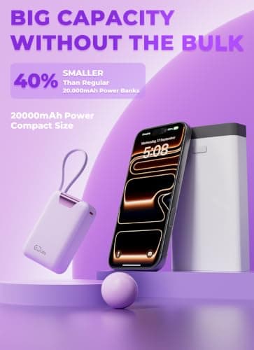Gidues M2 Portable Charger (purple) — view 5