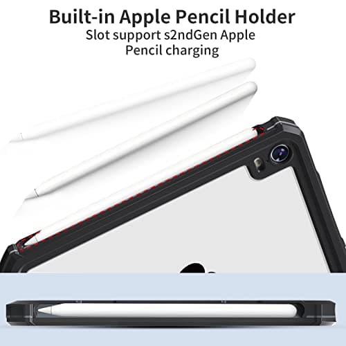 AICase iPad Mini 6 2021 (6th Generation) Waterproof Case,Underwater Protective Dustproof Shockproof Case Cover with 360 Full-Body Protection,iPad Mini 6th Gen 8.3 Inch case with Lanyard and Kickstand — view 3