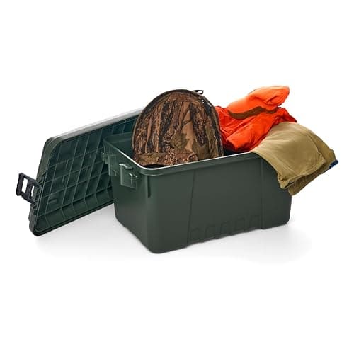PLANO Sportsman's Trunk - Small 53ltr,Olive Drap Green, Military-Grade Storage Box with Lid, Heavy Duty, Large, Camping & Army Storage Trunks, Perfect for Hunting, Paintball, Airsoft or Home Storage — view 4