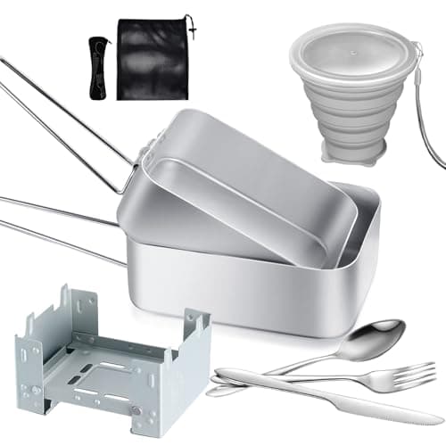 Camping Mess Tin,Mess Tins for Camping Suitable For Festivals & Outdoor