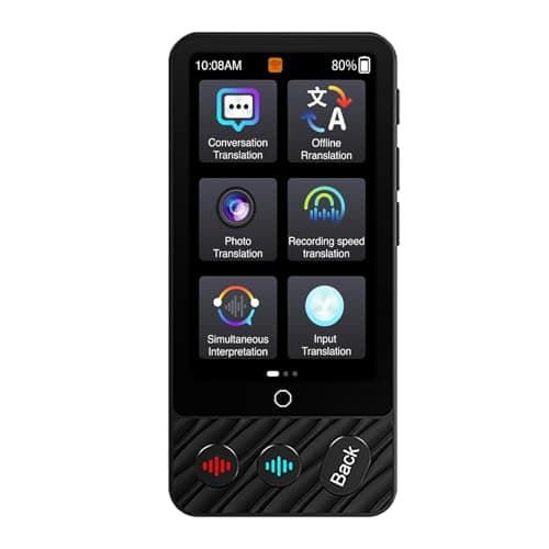 YUKERMARB Portable Language Translator Device, Metal Design, Translation, Voice and Photo Translation, Travel Translator for Multilingual Communication — view 5