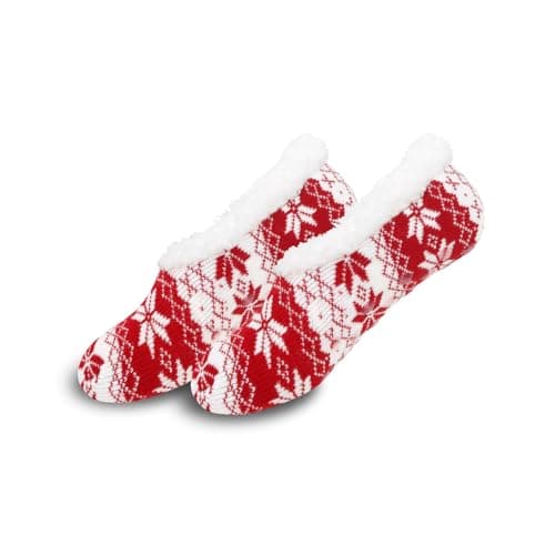 Thermal Socks For Women Womens Thermal Socks Weekend Getaway | Ultra Plush Fleece Slipper Socks - Extra Thick Non Slip Thermal Socks For Cold Winter Nights — view 2