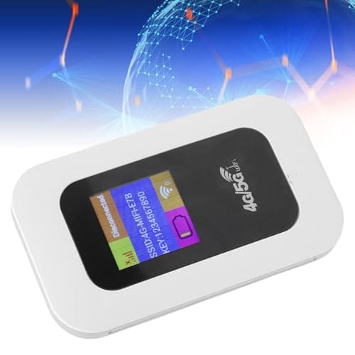 Msiud Portable WiFi Hotspot, 300Mbps Dual Band 5G/4G LTE Unlocked Mobile Router Pocket Hotspot with SIM Slot USB C Charging Long Battery Remote Work for Travel Camping RV and Van Life — view 3