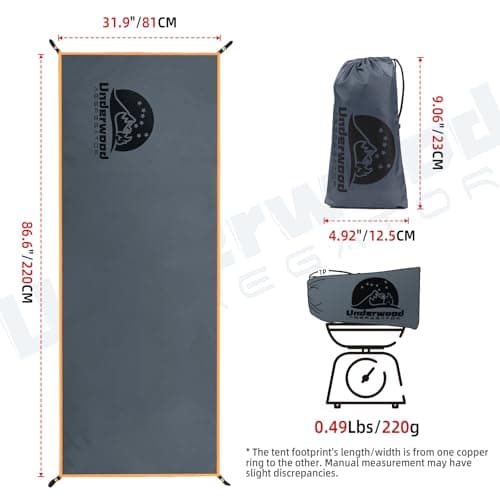 Waterproof TentFootprint Groundsheet,Ultralight Heavy-Duty Tarp for Camping — view 2
