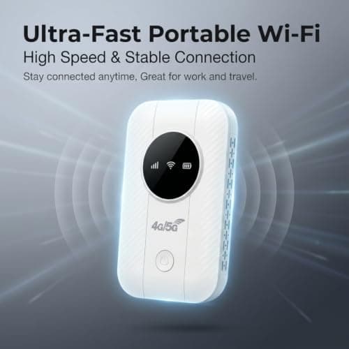 4G LTE Portable Travel WiFi Hotspot, 12H Battery, Pocket Size — view 2