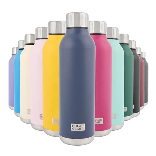 Polar Gear 500ml Metal Water Bottle - Insulated Water Bottles Leakproof