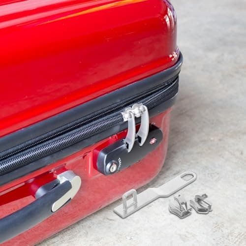 ULDIGI Metal Zipper Pulls and Sliders Replacement Kit, 2 Sets, Silver Zinc Alloy, Reliable Zipper Repair and Replacement, for Backpacks and Luggage, International Trips — view 5