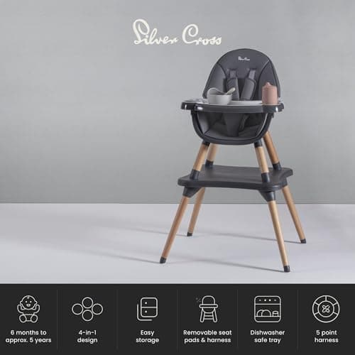 Silver Cross Eat & Play 4-in-1 Highchair, 6 Months to 5 Years — view 5