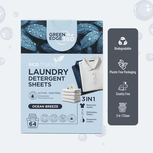 Green Edge 360 Laundry Detergent Sheets | Washing Strips | Up to 64 Loads — view 3