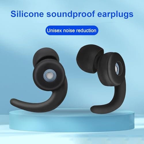 Noise Canceling Ear Plugs Waterproof Reusable Hearing Protection Flexible — view 2
