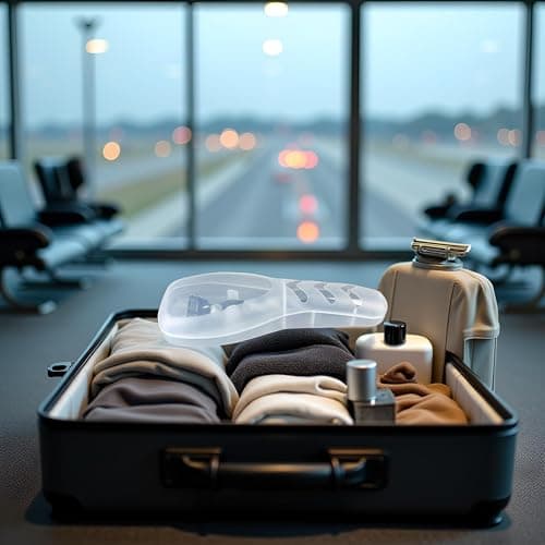 White Razor Case,Razor Travel Case,Portable Travel Men Manual Protector Plastic Box,Cover Container Storage Shaver, Electric Shavers vAccessories — view 4