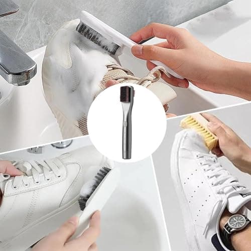 Portable Shoe Cleaner - 3-Level Handheld Leather Care Kit, Rechargeable Sneaker Polisher Brush | Modern Design Stylish Shoe Scrubber Tool For Canvas Boots Sandals Rubber Soles Travel Hygiene — view 5