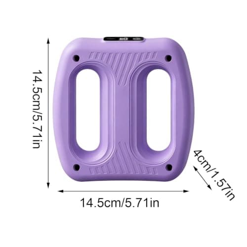 Lebkumas Massage Ring,Portable Cordless Rechargeable 5-Level - Fascia Massage Tool Vibration Belt | for Belly Muscle Home Office Gym Daily Travel Post-Recovery — view 6