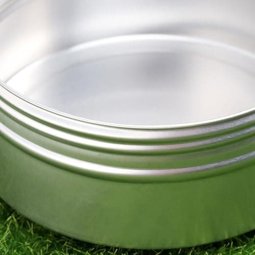 20pcs Ml Silver Aluminum Cosmetics Storage Box for Cream Travel Use — view 4