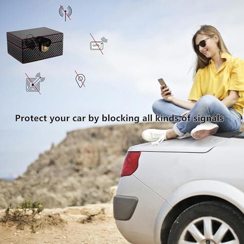 DOETYD Faraday Signal Blocker Box with 4-Key Capacity - Keyless Entry Safe Protector for Car Security — view 6