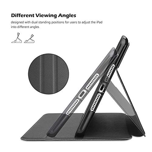ProCase Folio Case for iPad Mini 5th Generation 2019 & Mini 4 3 2 1 -Black — view 3