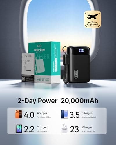 INIU Power Bank, Smallest 20000mAh 22.5W Fast Charging Portable Charger — view 4