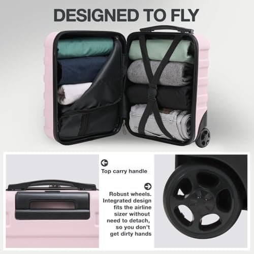 CabinMax Underseat Cabin Suitcase, Ryanair Cabin Bag 40x30x20 Hand Luggage — view 6