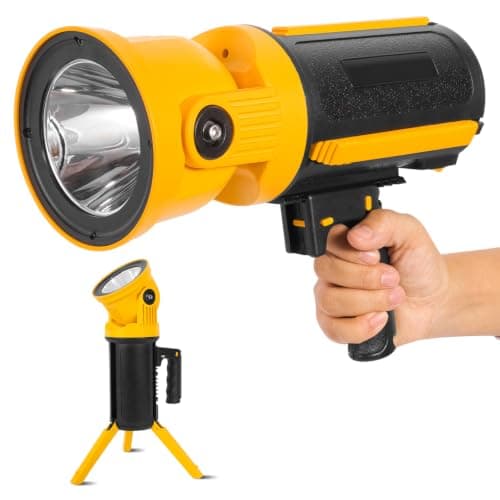 LETOUR Torch LED Super Bright Multifunction Flashlight 7 Modes Rechargeable Work Lights Camping Standard Torches Large Light Powerful USB for Outage,Outdoor
