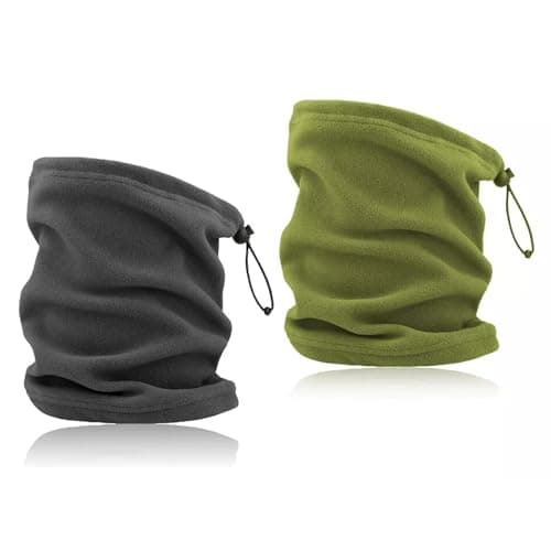 Swift Wear Unisex Thermal Fleece Neck Warmer – Winter Snood Tube Scarf for Cycling, Motorbike, Skiing, Running & Outdoor Use (Olive Green) — view 6