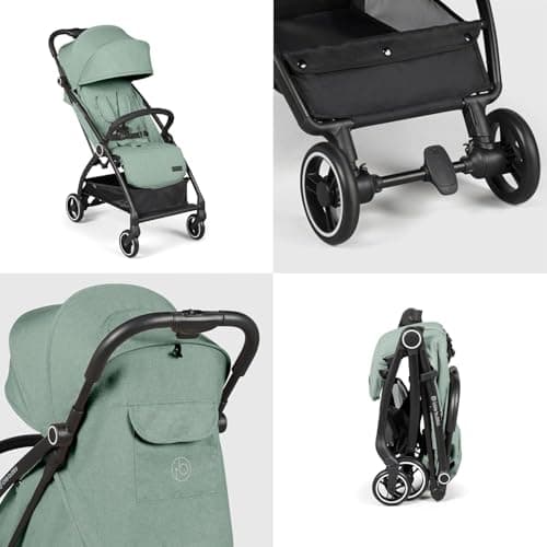 Ickle Bubba Aries Autofold Stroller (Sage Green) — view 6