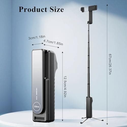 Jemey Ultra-Mini Selfie Stick Tripod with Bluetooth Remote Control — view 3