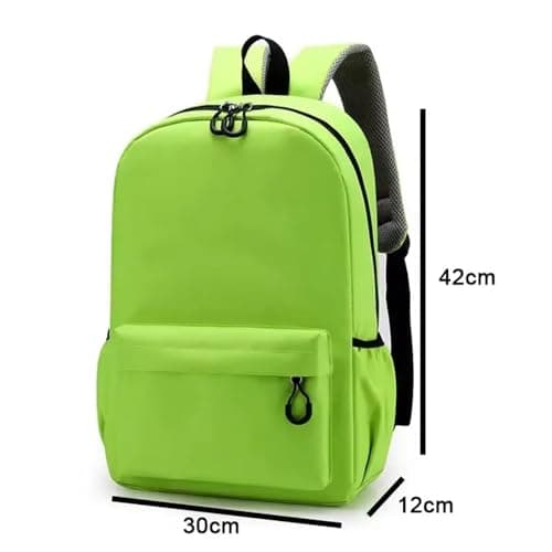 D&T School Backpack WaterProof Back to School, Plain Kids Backpack for Girls and Boys A Unique Rucksack Ideal for School Children Causal Travel School Bags Red — view 4