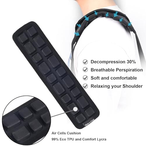 RLSOCO Adjustable Carry Straps for Baby Stroller - Stroller Straps Compatible with Stokke/Babyzen/Maxi-Cosi/Kinderkraft/My Babiie, Stroller Strap for Parents, Airplane Travel,outoor — view 3