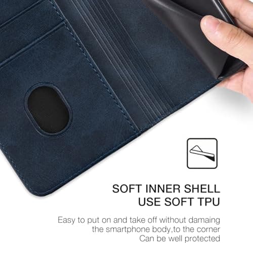 Shantime Two-Tone Leather Case for Xplore 2 Projector 5G - Blue — view 4