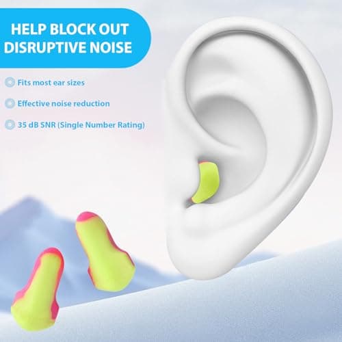 Bamyli 30 Pairs Foam Ear Plugs for Sleeping, Noise Cancelling Ear Plugs for Snoring, Study, Travel, Work, Ear Plugs for Daily Sleep, Focus, Reading, Commuting, Shared Rooms and Night-Time Rest — view 6