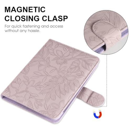 HoYiXi Universal Case For 6.8",7" eReader,Compatible with Kindle/Kobo Clara HD/Kobo Clara 2E/Paperwhite/PocketBook/Tolino eReader,with HandStrap/Kickstand, Cover for 6.8"-7'' eReaders,Purple — view 3