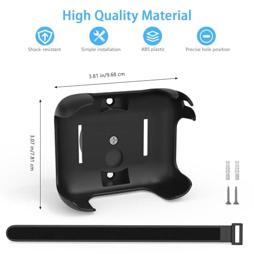 HOLACA Case with Strap for JBL GO 4 Bluetooth Speaker, Magnetic Protective Cover with ABS Hard Shell, Integrated Cinch Strap & Strong Magnet for Gym, Bike, Car Mount — view 2