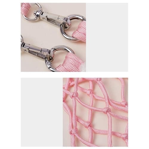 Bottle Sleeve,Cotton Woven Fashion Mesh Bag - Water Bottle Carrier with Strap - for Outdoor Hiking Fishing Cycling Travel Beach Vacation Shopping Gym Sports — view 6