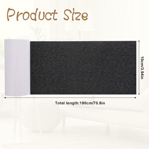 Canvas Repair Tape, 4 x 79 inch Inch Canvas Repair Patches (Black) — view 2
