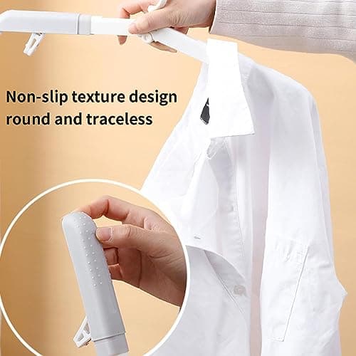 Collapsible Hangers, Clothes Coat Hangers, Portable And Foldable Travel Clothes Hanger, Travel Accessories for Underwear Socks Fowybe — view 5