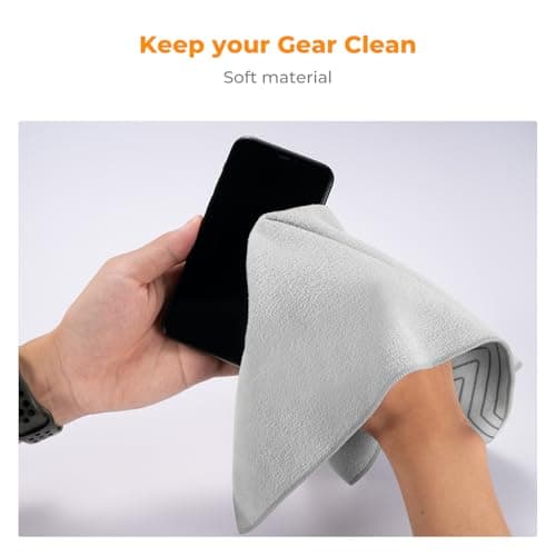 K&F CONCEPT Lens Camera Protective Wrap,(2pack,13.7" x 13.7"+17.7" x 17.7") — view 5