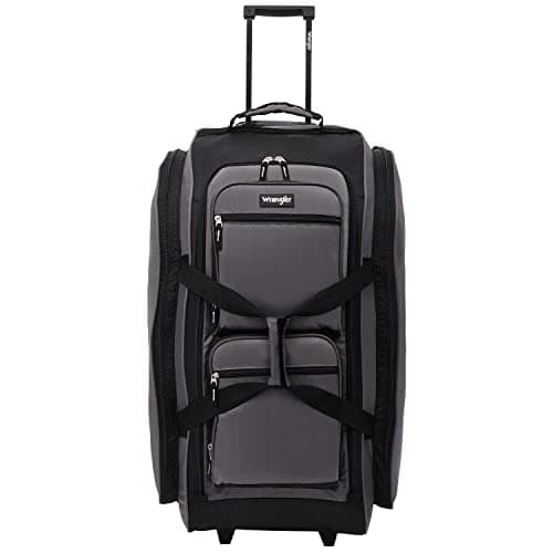 Wrangler Rolling Travel Duffel, Charcoal Grey, 30" Large — view 4