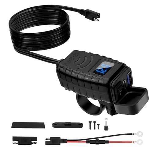 Thlevel Motorbike USB C Charger USB Charger Socket 12V Motorbike