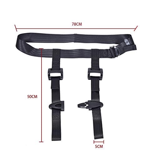 GAOHONGMEI Child Airplane Car Seat Travel Harness, Safety Airplane Child Restraint System Baby Airplane Travel Accessories For Aviation Travel Use-black — view 4