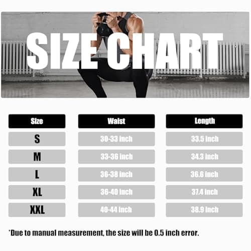Towintec Men’s Thermal Leggings Fleece Lined Compression Tights Warm Base Layer Pants Cold Weather Running Thermal Trousers Sports Underpants Winter Workout Underwear Bottoms Hiking Skiing Cycling — view 6