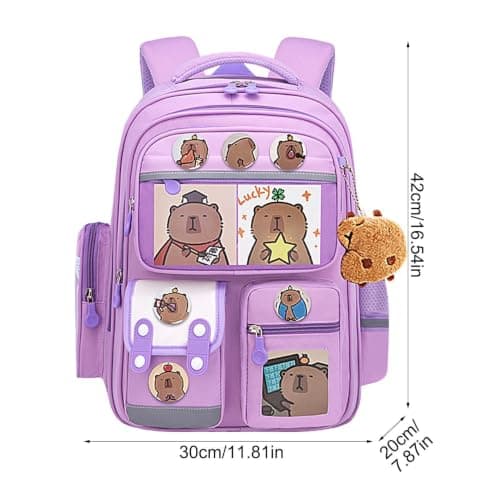 Hamster Bag School Supplies, Cards, Large Capacity, Multi-Compartment — view 6