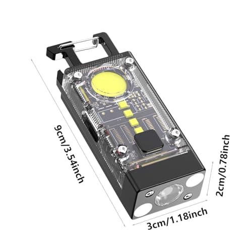 Small Flashlight Multi Tool Led Keychains Light — view 4