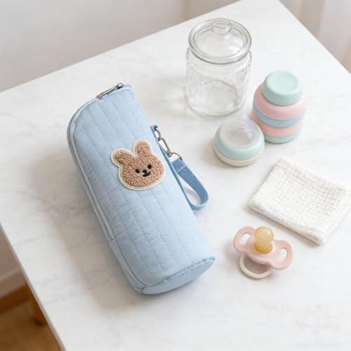 Insulated Bottle Bag | Portable Breastmilk Warmer Cooler Bag | Milk Bottle Holder Pouch,for Travel, Vacation, Road Trips, Outgoing, Walking, Camping, Picnic — view 3